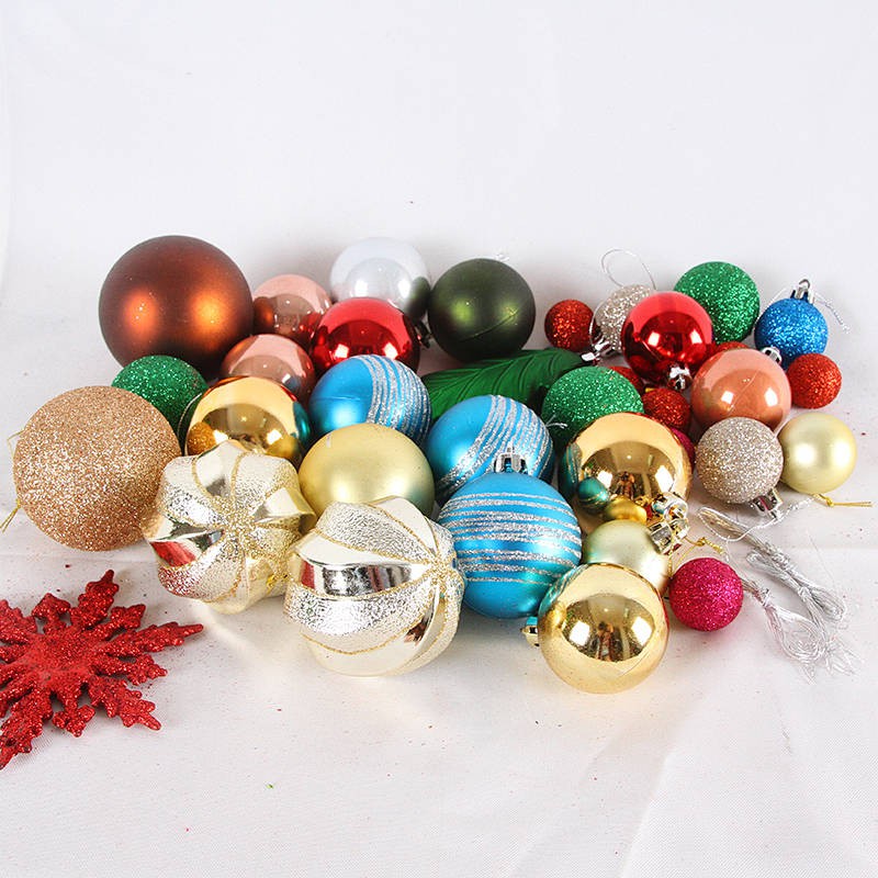  Christmas Tree Pendant Decoration Ball Christmas Decorations Holiday Hanging Ball Transparent Ball Show Window Suspended Ceiling Christmas decoration holiday decoration Birthday Decoration Christmas hat digital balloon
