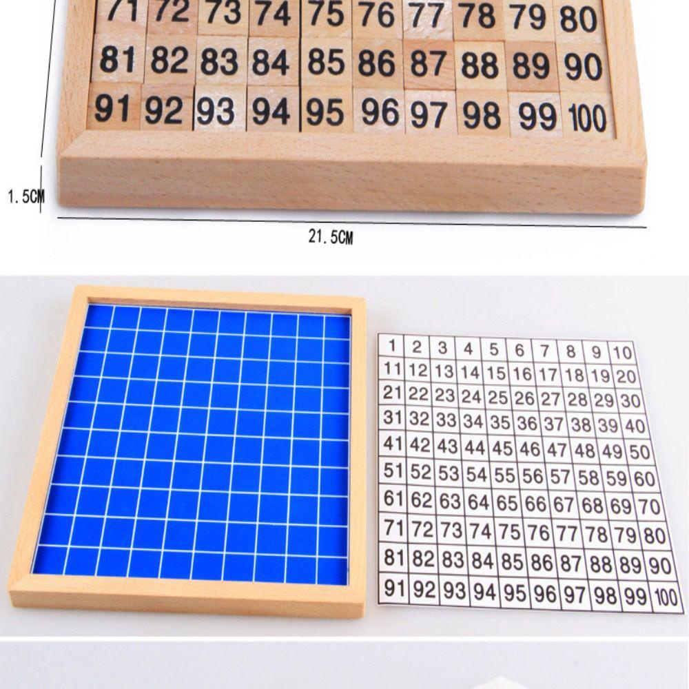 Bộ 1-100 Chữ Số Dạy Học Theo Phương Pháp Montessori