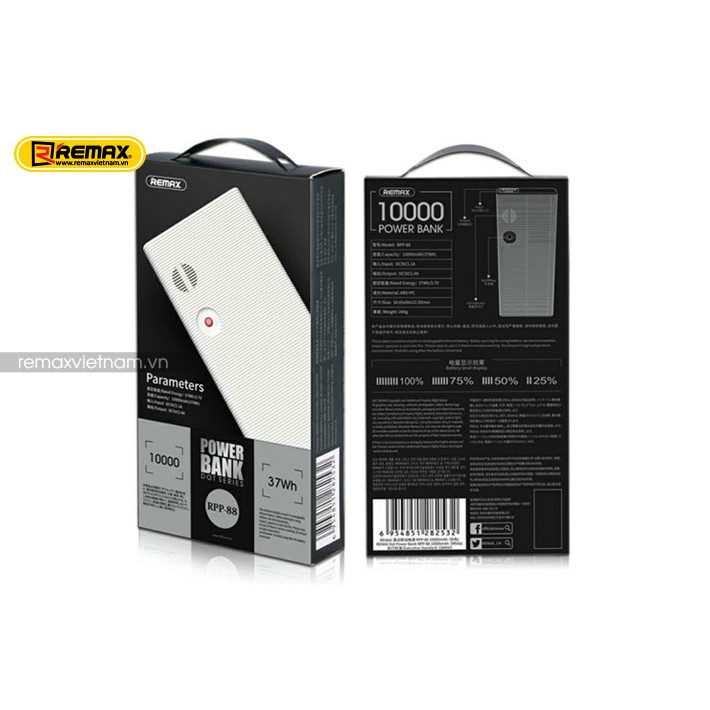 Sạc Dự Phòng REMAX RPP-88 10.000mah