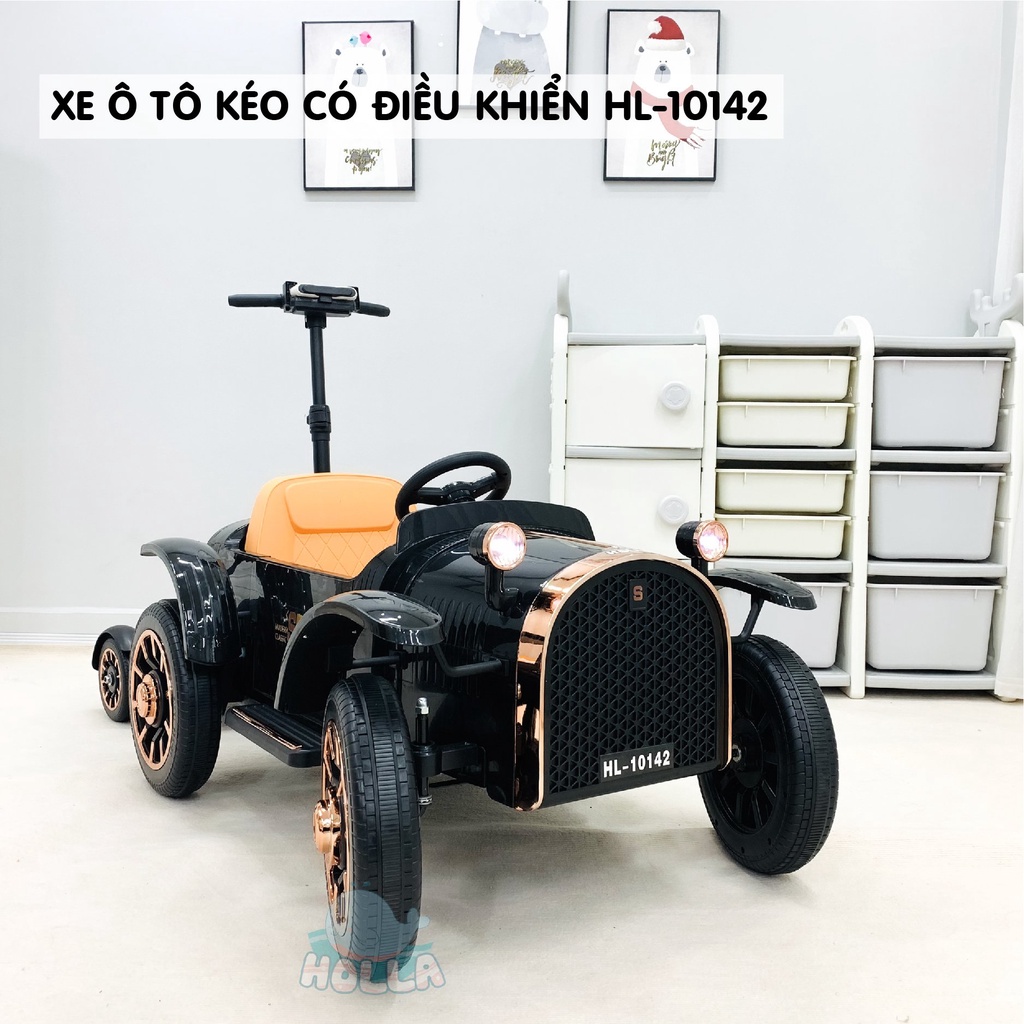 Xe ô tô kéo có điều khiển Rolls Royce HOLLA HL-10142 cho bé vận động ngoài trời -  Bảo hành 1 năm | Xe ô tô điện trẻ em