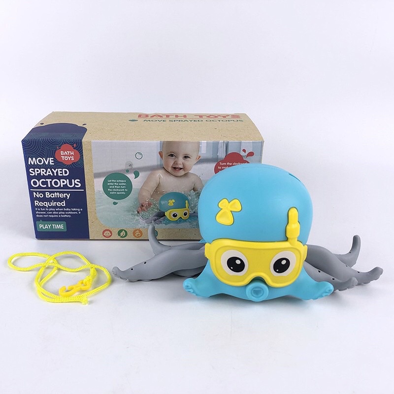Đồ chơi nhà tắm vặn cót Bạch Tuột 4956