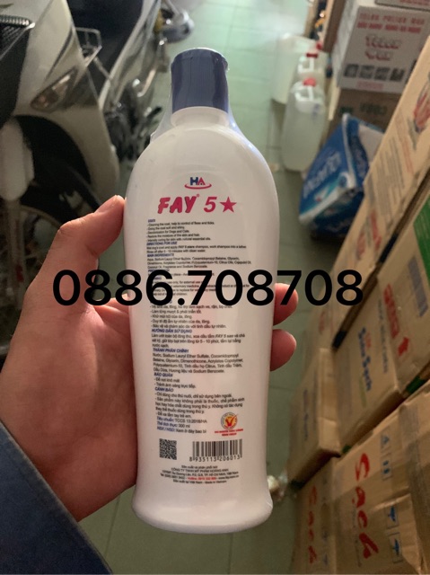 Dầu tắm chó Fay 5* 300ml