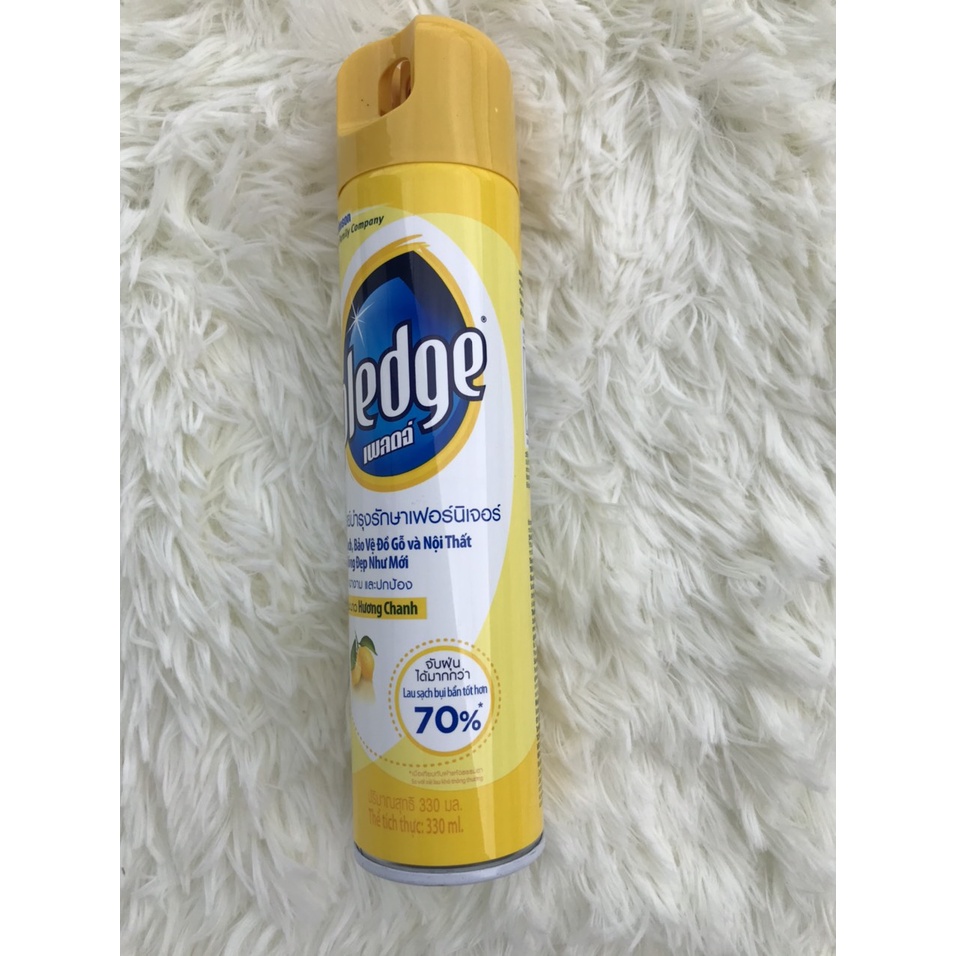 Bình xịt đánh bóng gỗ Pledge Hương chanh 330ml