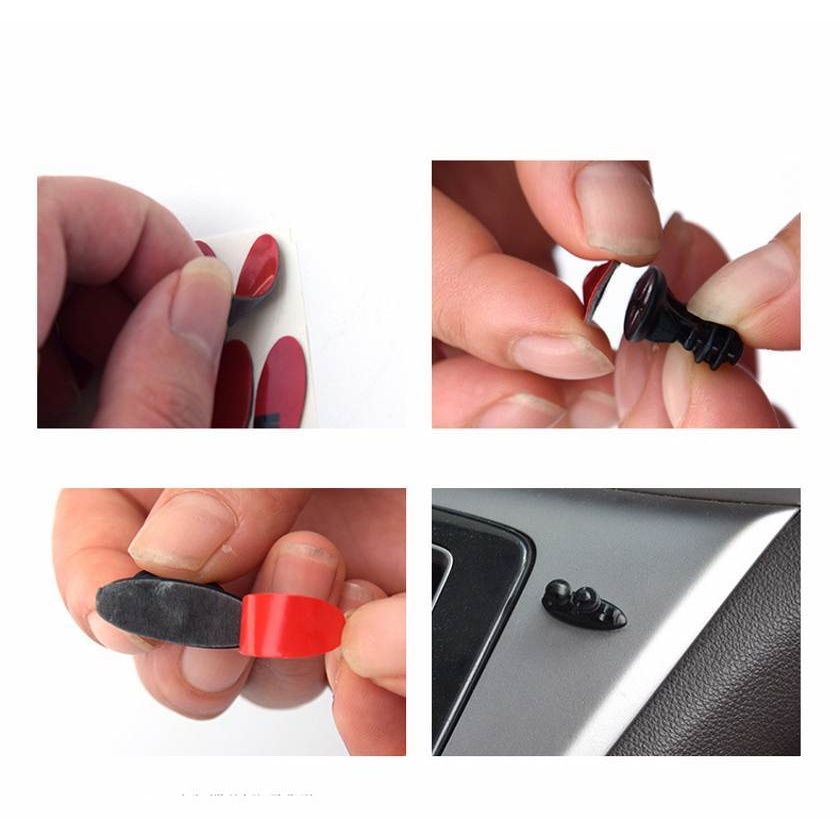 Bộ 8 Giá Đỡ Dây Cáp Cho Xe Hơi