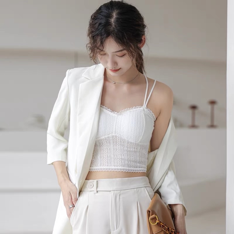 Áo Lót Ren Softie Áo Ngực Bra Ren 2 Dây Không Gọng Công Chúa Siêu Dễ Thương 995
