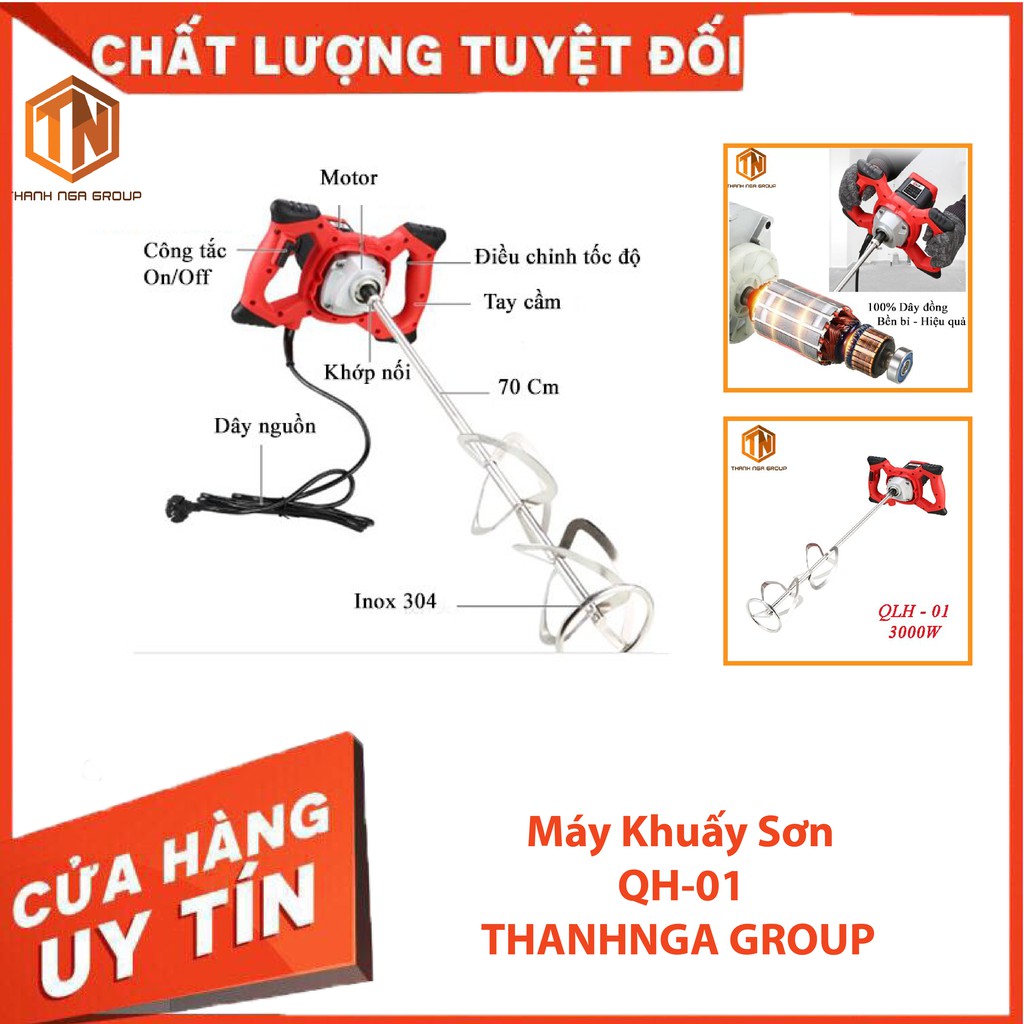 Máy Khuấy Sơn Cầm Tay QLH 01-3000W