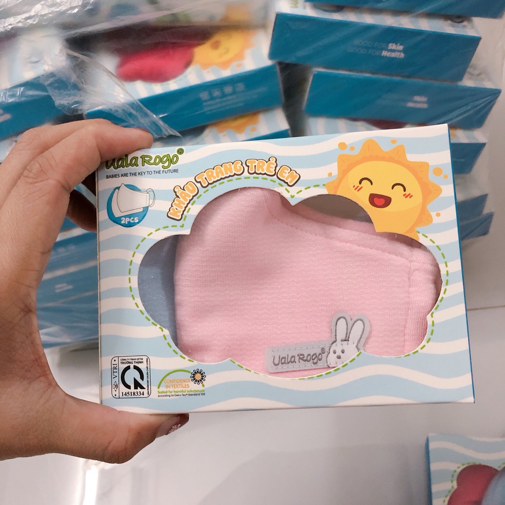 [Mã FAMAYFA2 giảm 10K đơn 50K] Khẩu trang UALA & ROGO sợi tre 4 lớp (2 chiếc /1 set ) | BigBuy360 - bigbuy360.vn