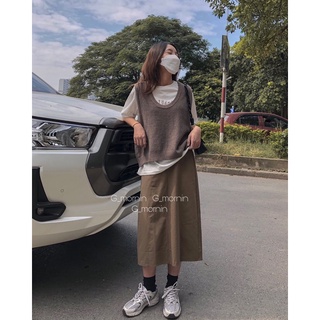 Áo gile len trơn 005