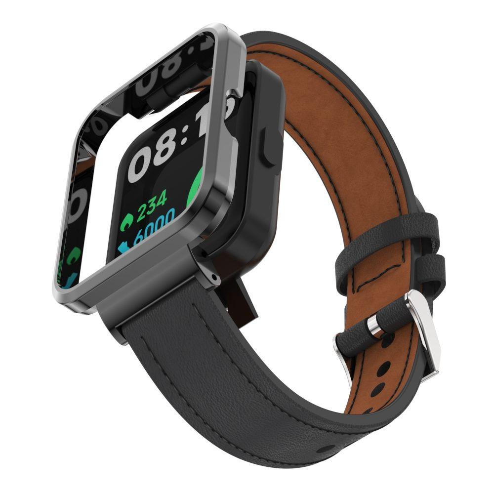 Dây Đeo Bằng Da Và Kim Loại Cho Đồng Hồ Thông Minh Redmi Watch 2 Lite