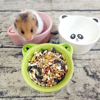 Chén ăn hình mặt thú cho hamster