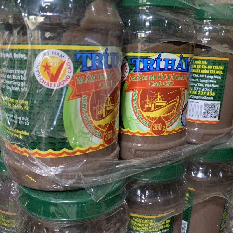 (Bình Dương) Mắm Ruốc Trí Hải Cao Cấp 360g (Mẫu mới )