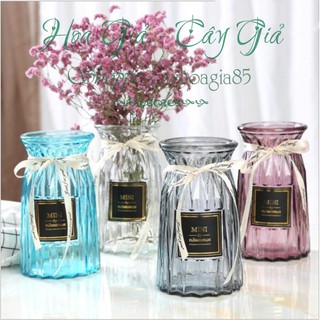 Bình Cắm Hoa Thủy Tinh Múi Khế