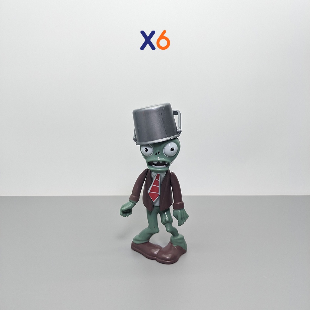 Zombie hoa quả nổi giận nhựa plastic nhẹ trang trí bánh kem, phụ kiện trang trí bánh sinh nhật