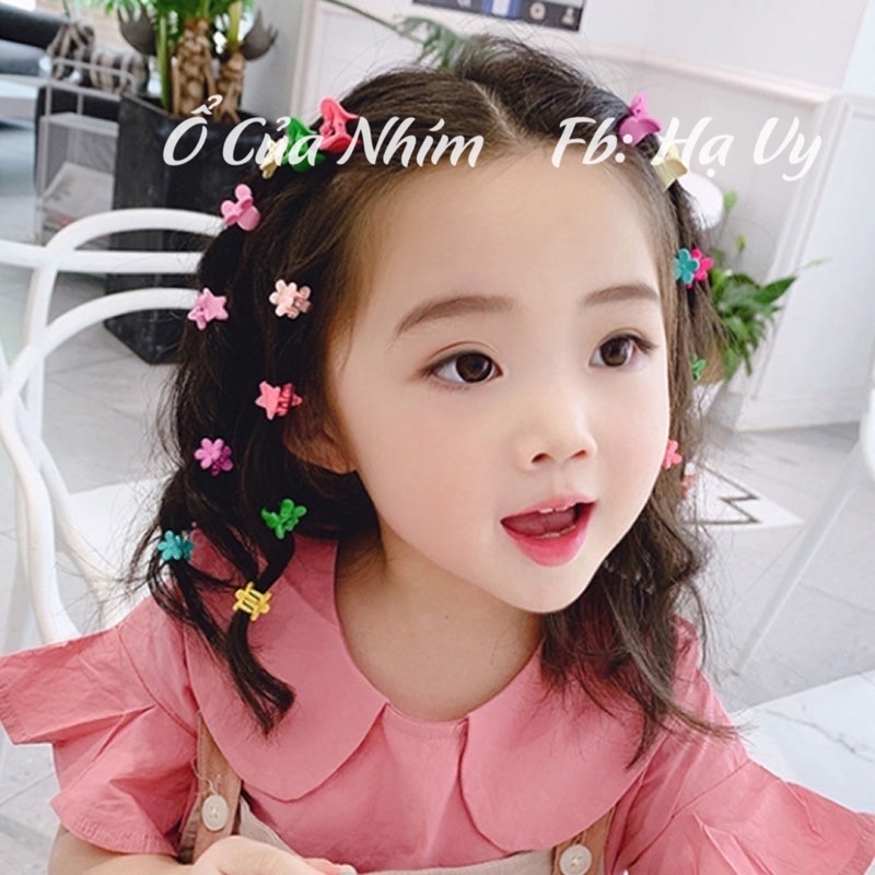 Hộp 50 kẹp càng cua mini cho bé yêu 🎀