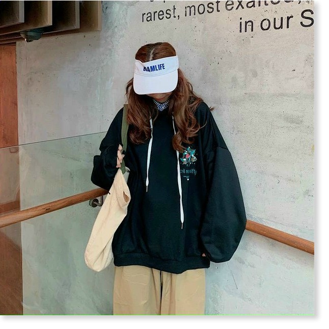 ÁO KHOÁC NỈ HOODIE FORM RỘNG CÁ TÍNH SÀNH ĐIỆU  ĐẲNG CẤP