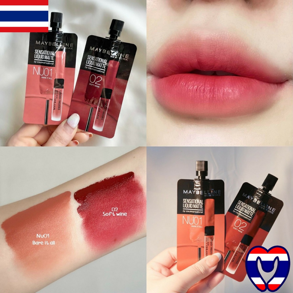 Son kem lì Maybelline Sensational Liquid Matte 2ml Thái Lan - MAYBELLINE NEW YORK