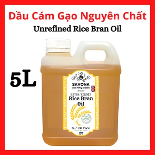 Dầu Cám Gạo Extra Virgin 5 Lit Nguyên Chất - Extra Virgin Rice Bran Oil 5 Lit