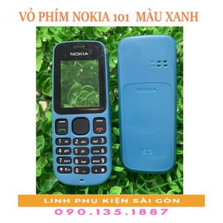 VỎ NOKIA 101 KHÔNG PHÍM MÀU XANH
