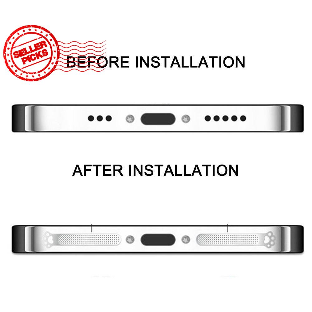 4 Miếng Lọc Bụi Kim Loại Cho Loa Điện Thoại Apple 13ProMax IPhone12Mini W6F6