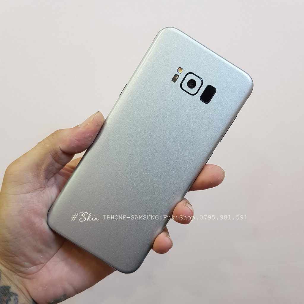 Tấm Dán Skin FULL Viền Màu Bạc Bóng Note8 Note9 Note10 Note10+ Note10Lite ZFlip S20 S20Ultra S20+ S10 A70