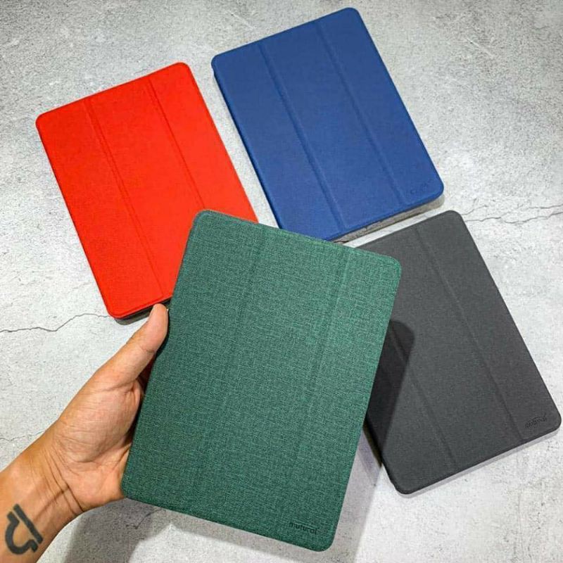 Bao da vải gập thông minh hiệu Mutural cho Apple IPad Air 4 , IPad 10.9 2020