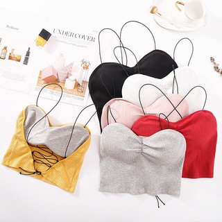 Áo 2 dây đan chun chéo sau hot 2019