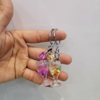 MÓC KHÓA BÌNH ỐC. LY TRÁI CÂY