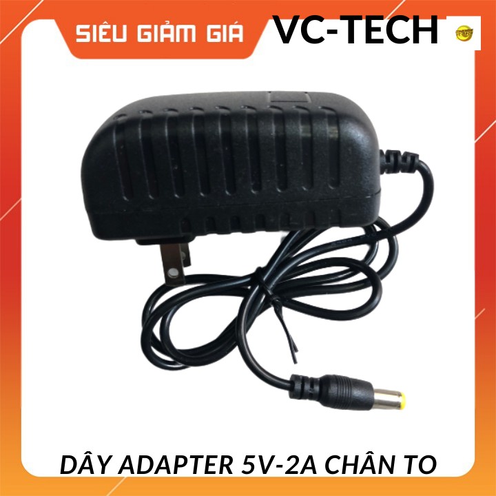 NGUỒN ADAPTER 5V-2A CHÂN TO CHO MODEM. BỘ PHÁT WIFI. SWICH. ANDROID TIVI BOX.