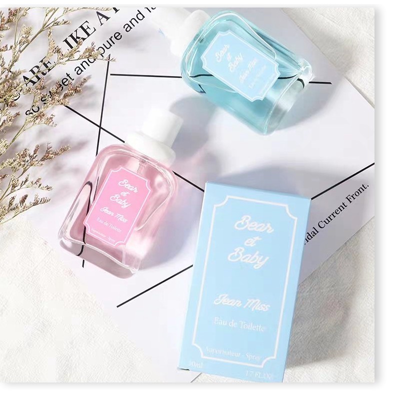 [Mã giảm giá] 🌈🍓🍭  Nước Hoa Nữ,Học Sinh,... Bear Et Baby Jean Miss Eau De Toilette 50ml Thơm Mùi Sữa & Hoa Quả- Y269