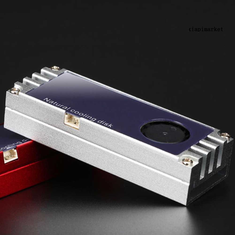 Quạt Tản Nhiệt Màn Hình Hiển Thị Nhiệt Độ Bằng Nhôm Cho Nvme Ssd M.2 | BigBuy360 - bigbuy360.vn