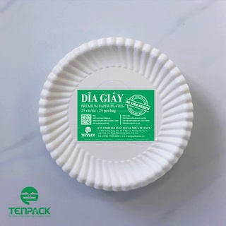 50 cái Dĩa giấy 13cm