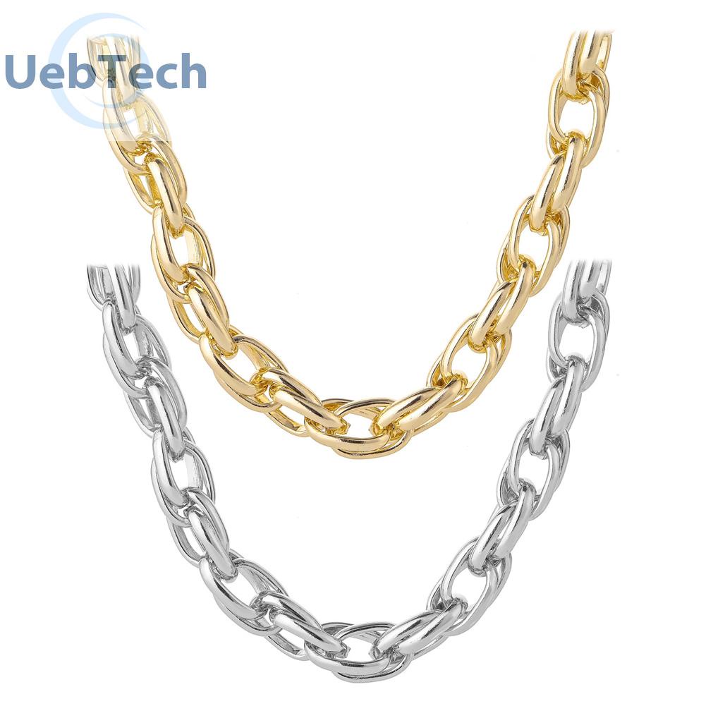 Vòng cổ choker dây xích bản to phong cách punk hip hop cho nam và nữ