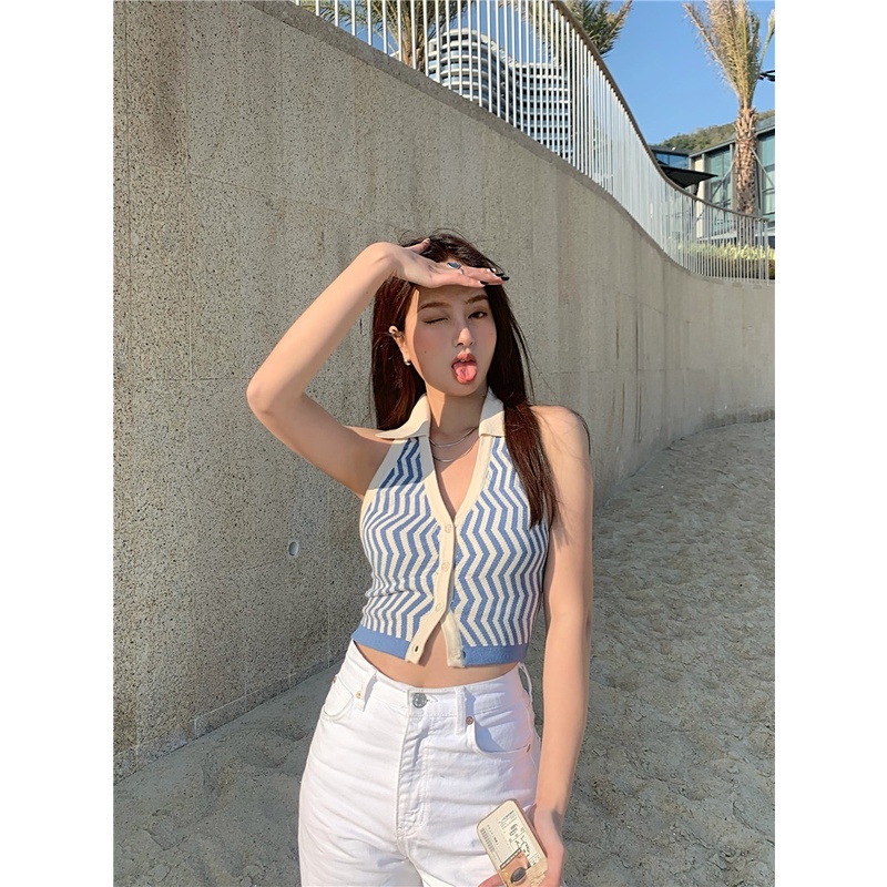 áo hở lưng croptop bẻ Quảng châu dáng mới nhiều màu