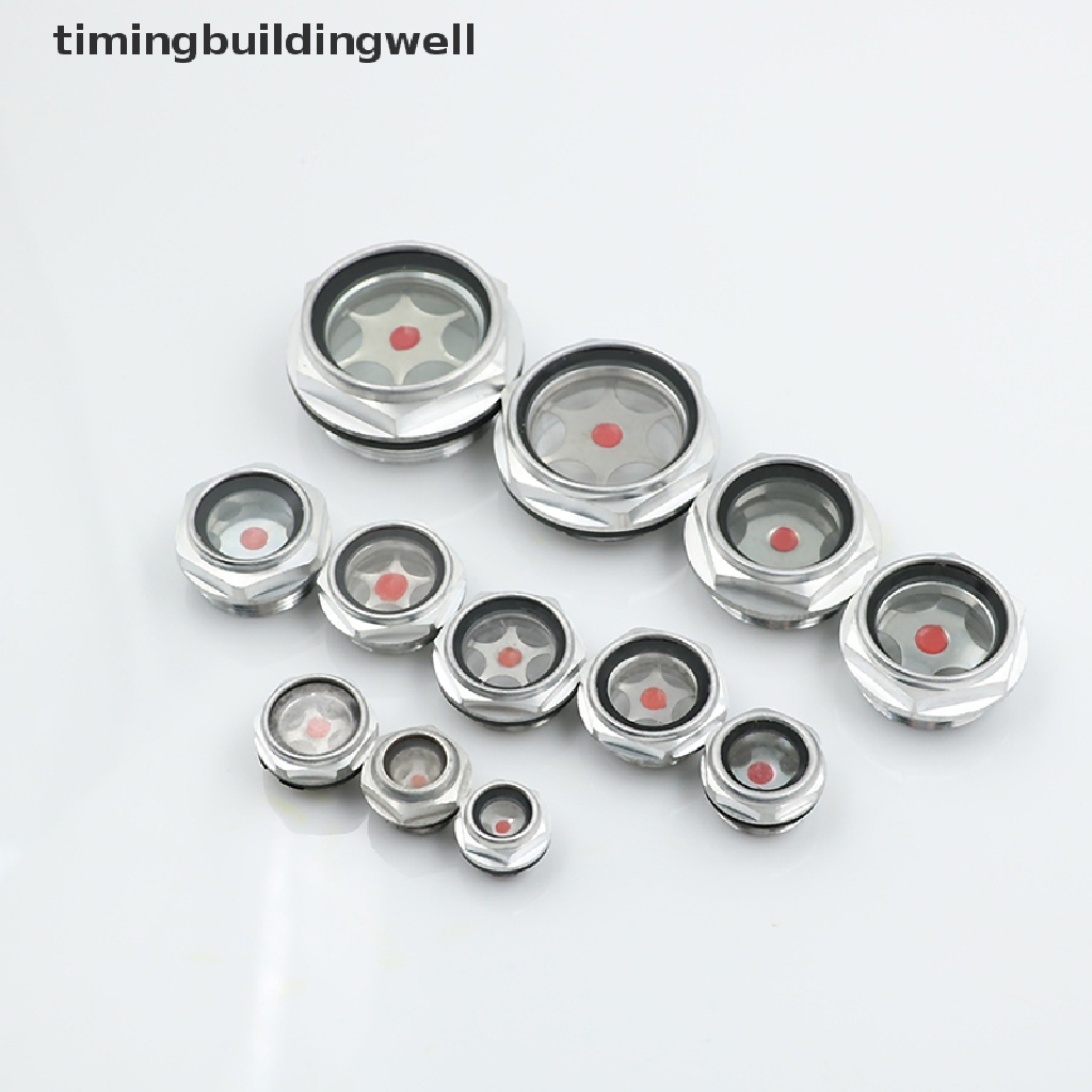 Kính thủy quan sát mức dầu máy nén khí ren gắn kim loại 16mm-48mm