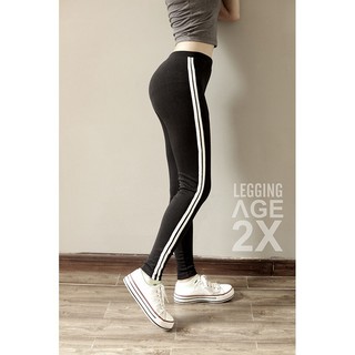 Quần Legging 2 sọc thể thao