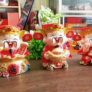 Tượng chibi Thần Tài vui vẻ 13cm