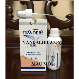 Chai xịt towders spray 100ml. permethrin 5%. làm sạch các loại ký sinh trùng khỏi da