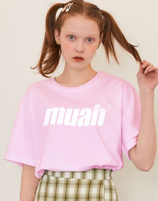 Áo thun MUAH 무아무아 font chữ to