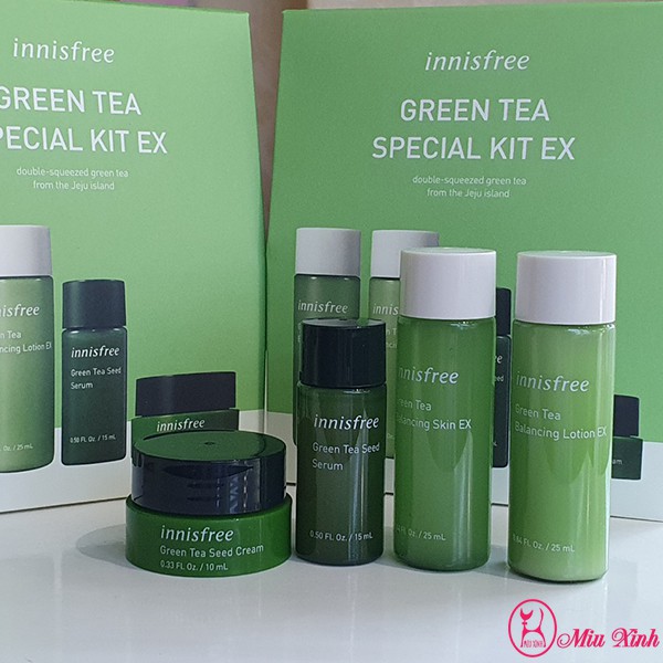 BỘ SẢN PHẨM DƯỠNG DA [INNISFREE] Green Tea Special Kit EX 2020 - New