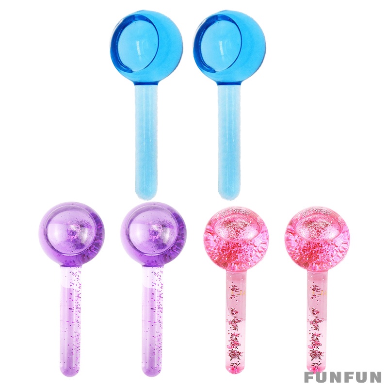 Set 2 Quả Cầu Mát-Xa Mặt Mát Lạnh Giảm Bọng Mắt Chăm Sóc Da Tiện Dụng Cao Cấp