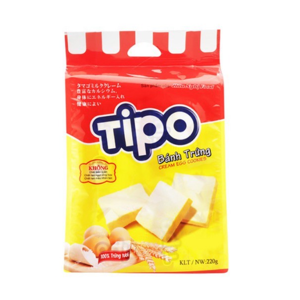 Bánh Trứng Tipo Gói  220g