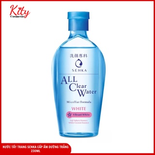 Nước tẩy trang dưỡng trắng Senka All Clear Water Micellar Formula White 230ml