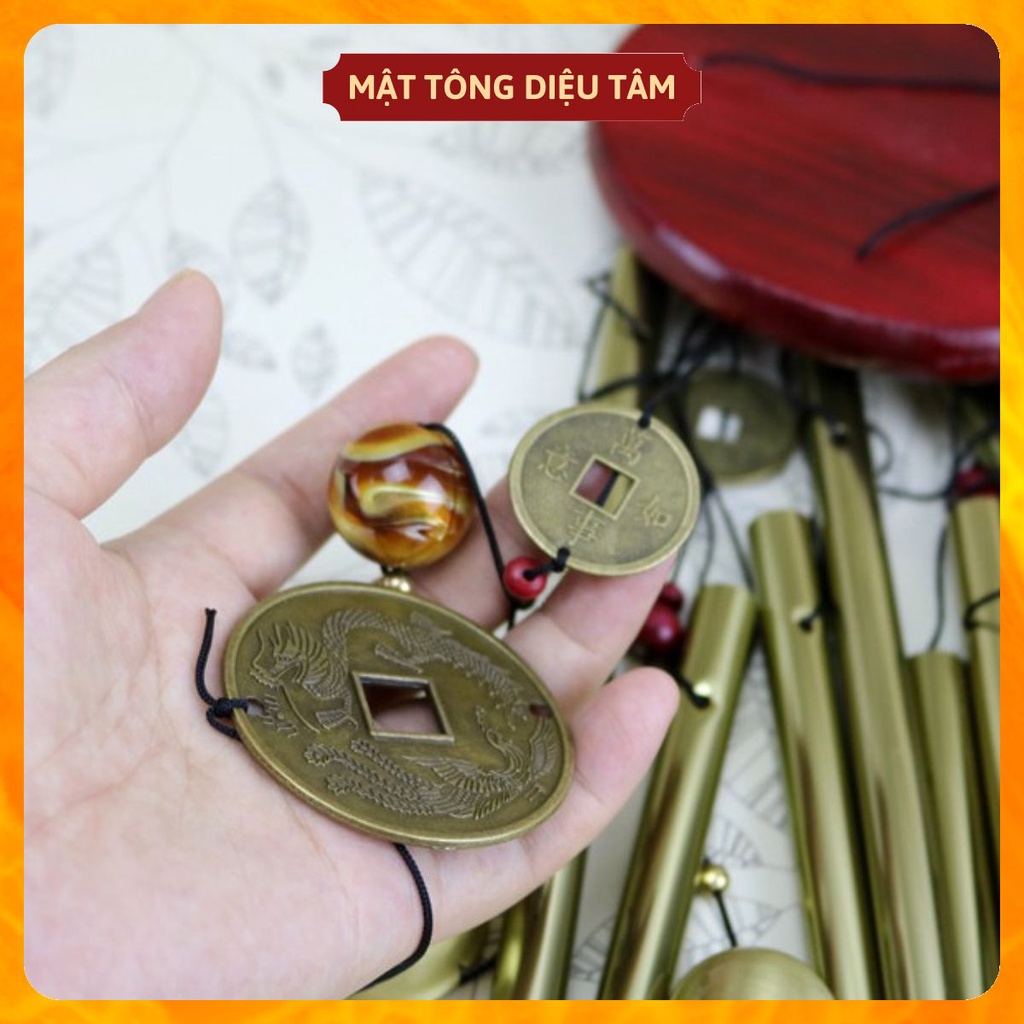 Chuông gió may mắn loại dày,75cm đồ thờ cúng phong thủy MT626