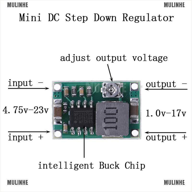Mô Đun Hạ Áp DC-DC 3A Từ 5V-23V Xuống 3.3V 6V 9V 12V