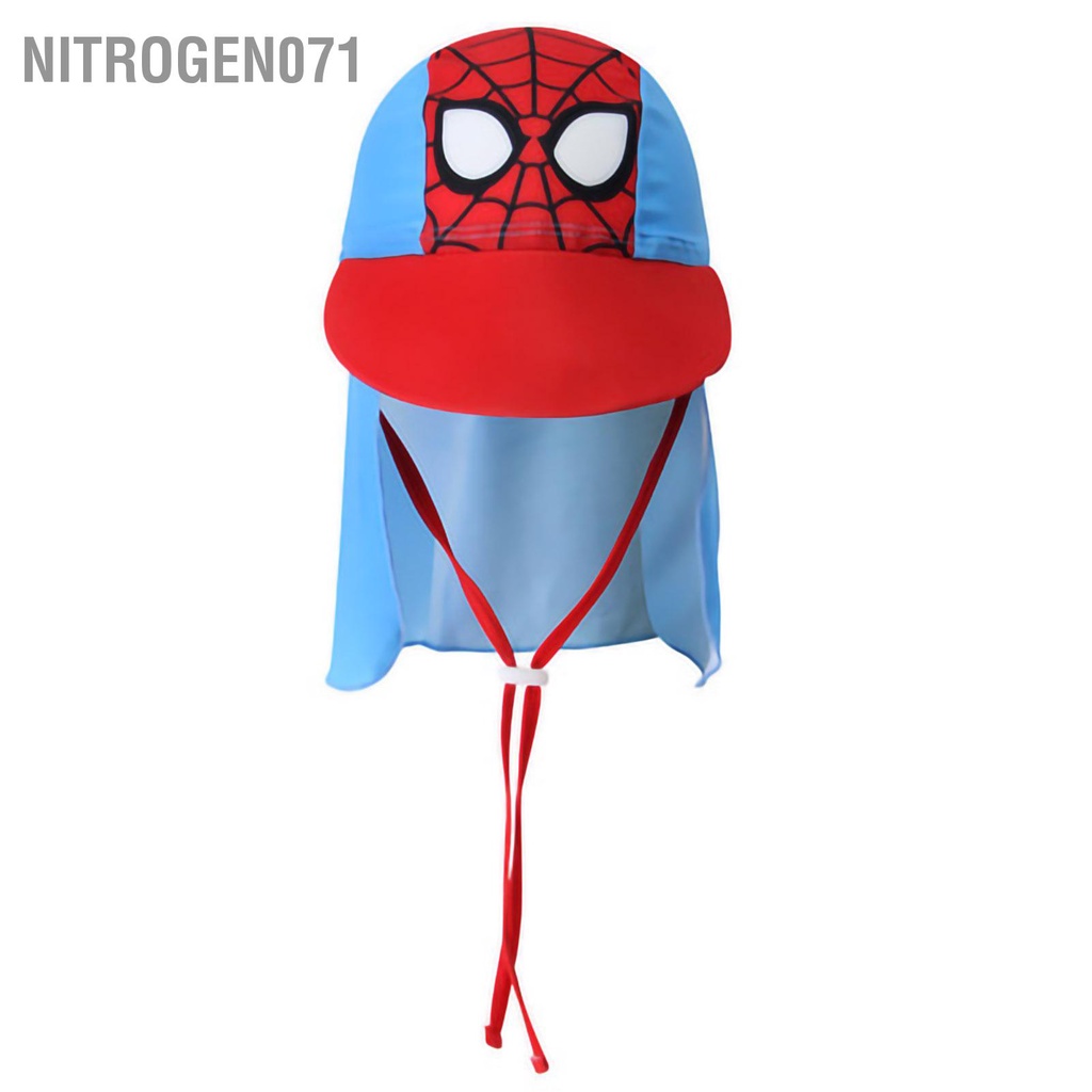 Nitrogen071 Sun Protective Hats Summer Fashion Neck Protection Sunscreen Boys Hat for and Girls