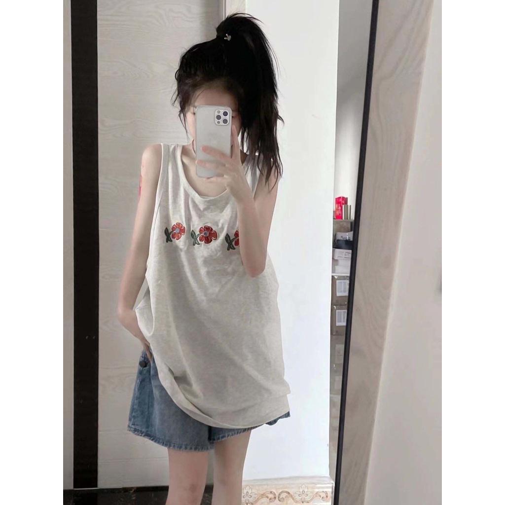 Áo Lửng Thể Thao Không Tay Thời Trang Mùa Hè Dành Cho Nữ