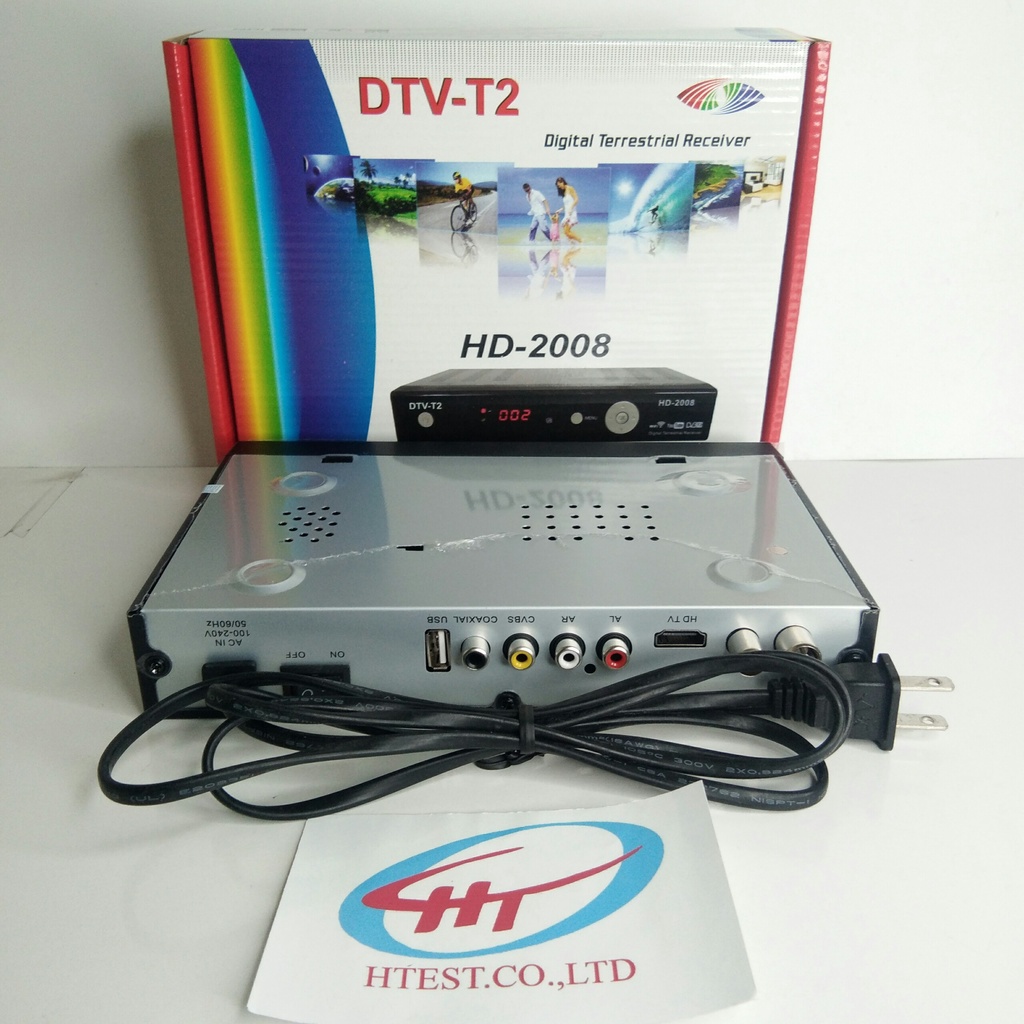 Đầu thu mặt đất DVB-T2 Patensat HD-2008 - Hàng nhập khẩu