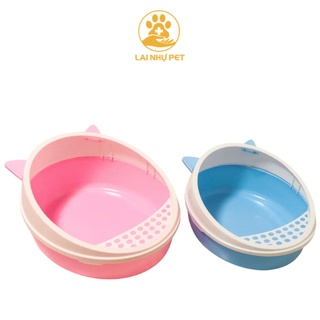 Khay vệ sinh cho mèo, khay cát đi vệ sinh cho chó mèo tặng kèm xẻng xúc - LAI NHỰ PET