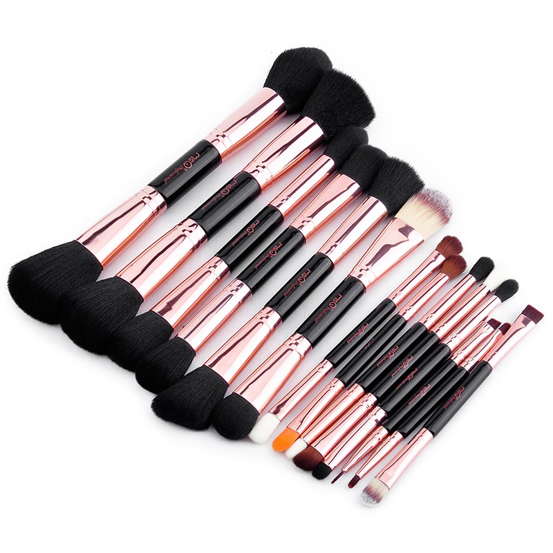 (HÀNG CHÍNH HÃNG) Bộ cọ 2 đầu MSQ New Arrival 14 cái Makeup Brushes Set (lông thú)