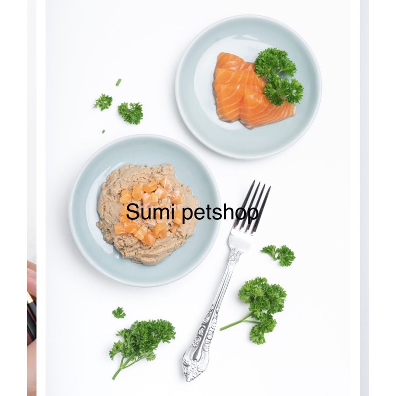 [Mã PET50K giảm Giảm 10% - Tối đa 50K đơn từ 250K] 380gr Pate hỗn hợp cá Hồi King’s Pet -Thức ăn cho chó mèo